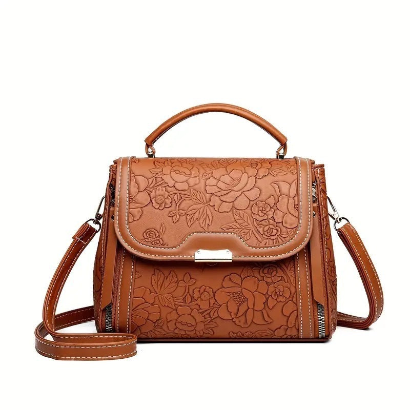 Ivory™ Embossed Crossbody Shoulder Bag