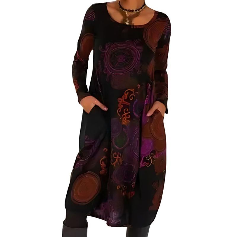 ROSALINE™ | Vibrant Winter Dress