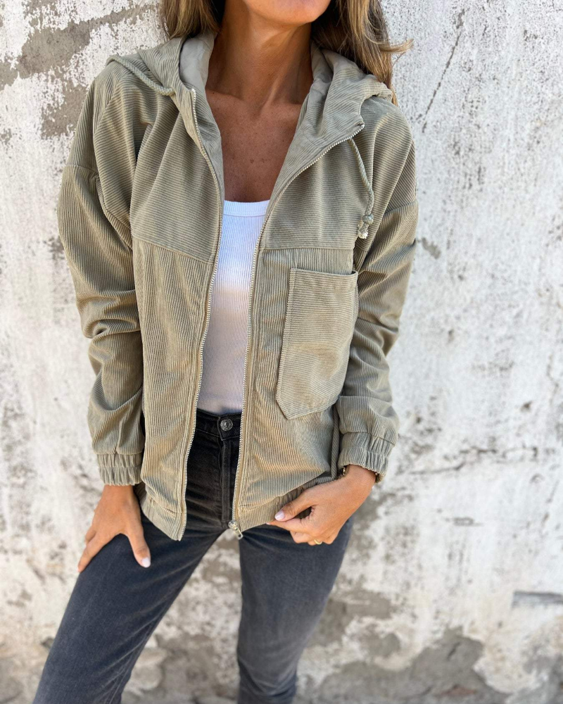 Donna | Casual Zip-Up Hooded Jacket