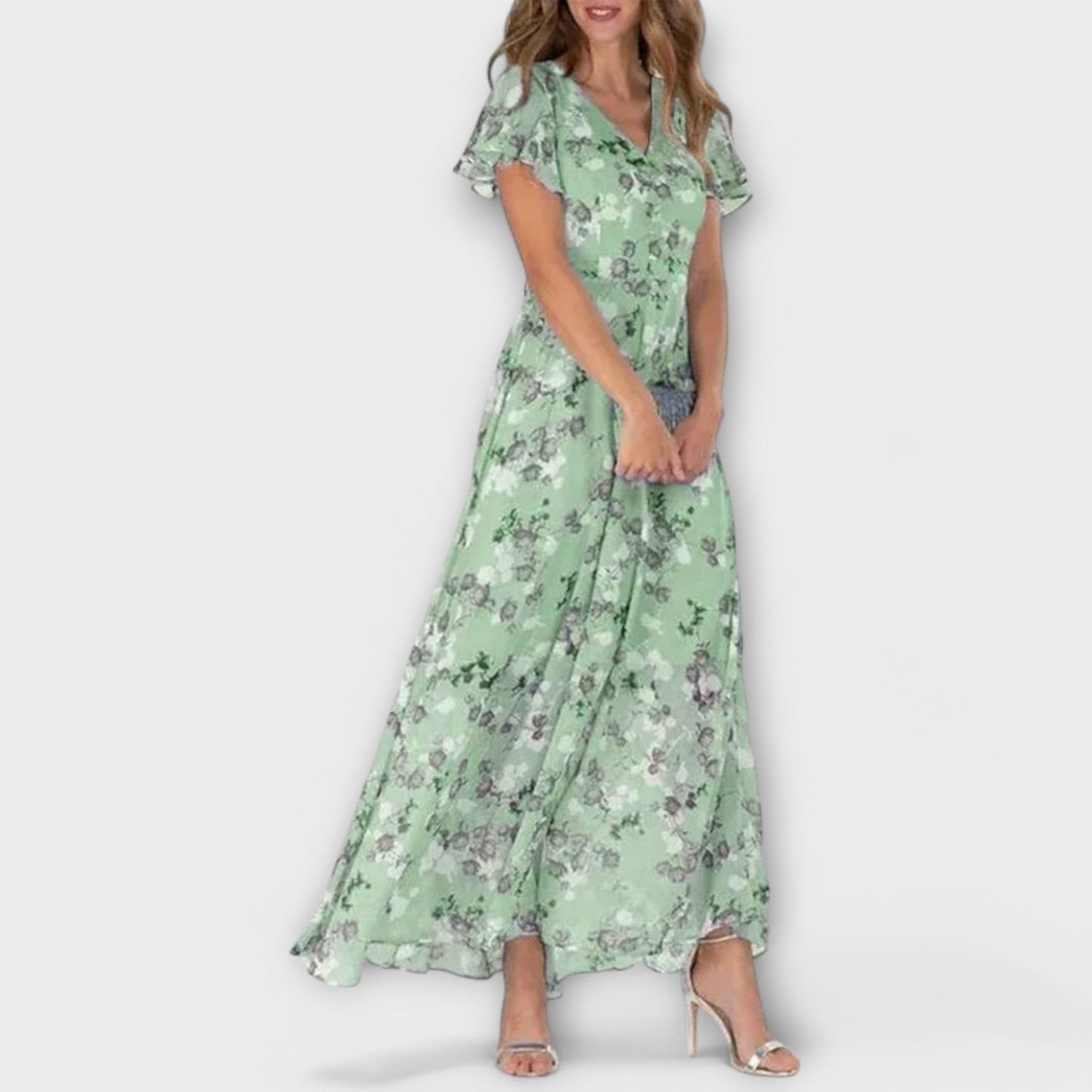 Isabella™ Floral Chiffon Dress