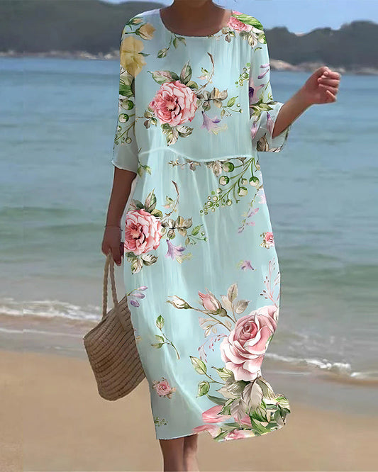 Eleanor | Elegant Floral Dress