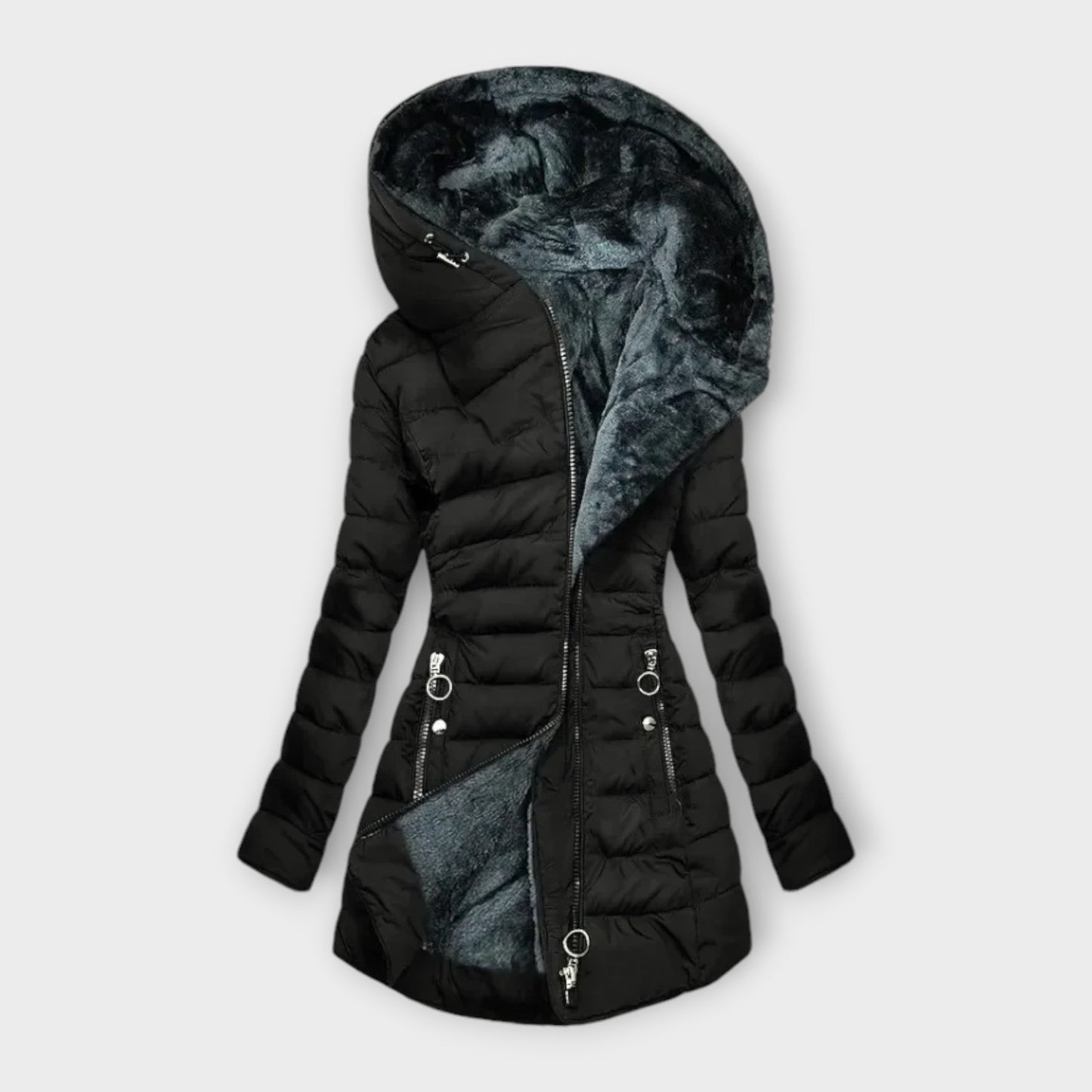 Noelle I Luxury Jacket with Fur Lining