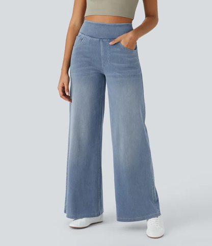 Hazel™ Stretch Palazzo Jeans