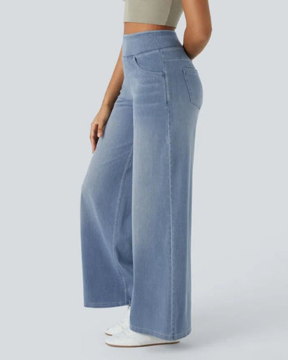 BAMIA - Super Stretch Wide Leg Jeans