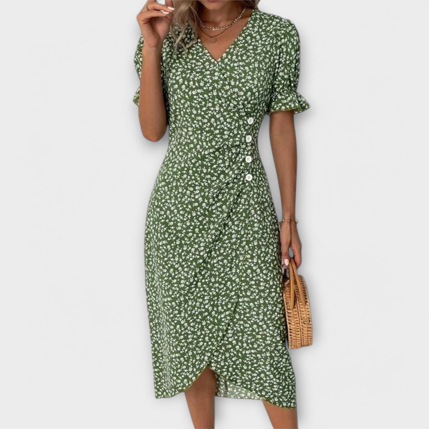 Lena™ Floral Wrap Dress