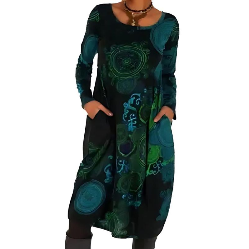 ROSALINE™ | Vibrant Winter Dress