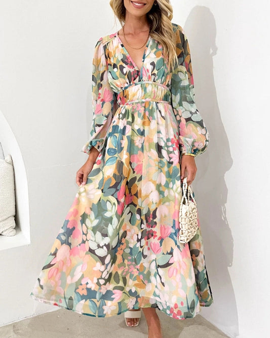 Celeste | Floral Maxi Dress