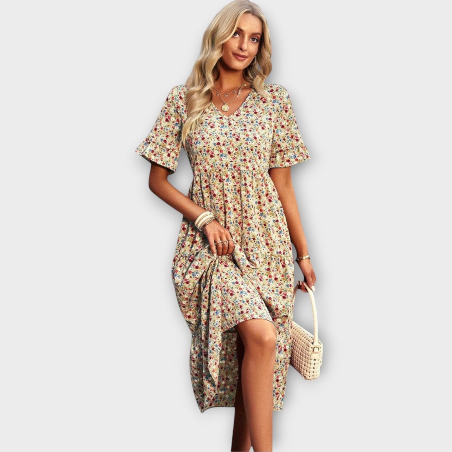 Ema™ Floral Midi Dress