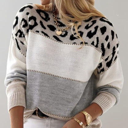 Bernadetta™ | Leopard Knit Sweater