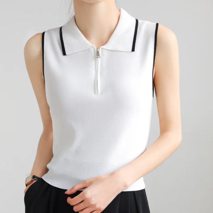 Evelyn | Grace Zippered Top