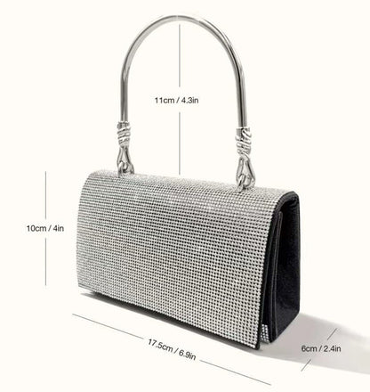 Ivory™ Elegant Sparkly Diamond Evening  Handbag