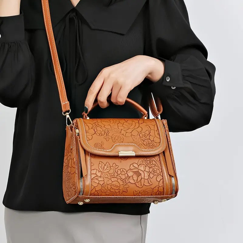 Ivory™ Embossed Crossbody Shoulder Bag