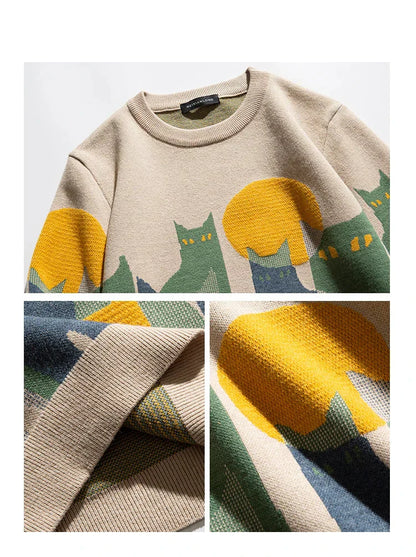 Unisex | Moonlit Cat Sweater