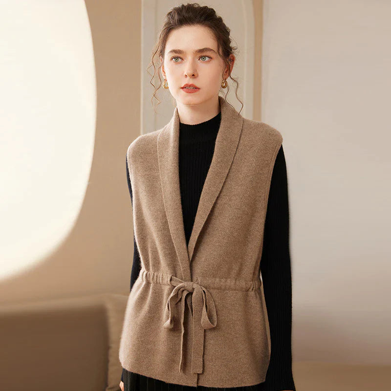 Freja | Soft Cozy Tie Vest