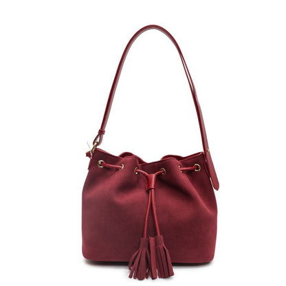 Ivory™ Bucket Bag with Tassel