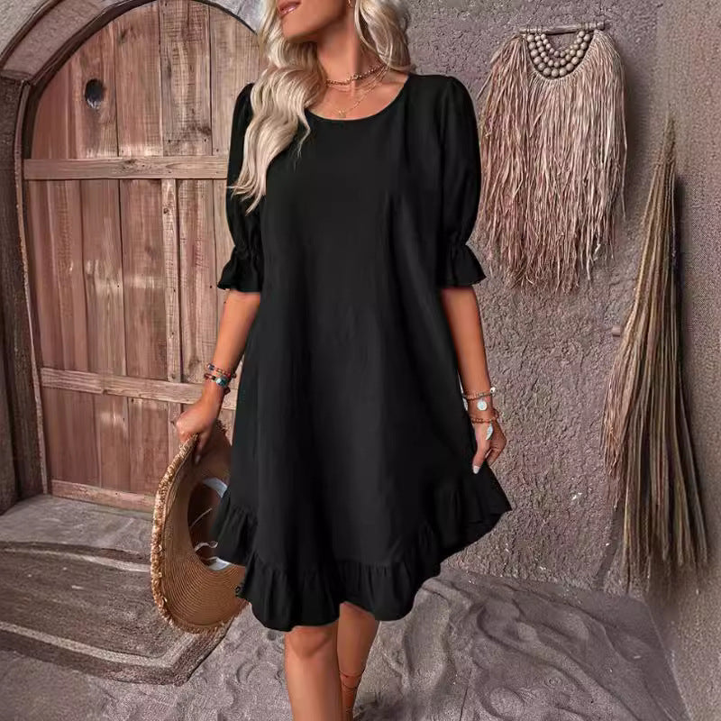 OLGA™ | Dress Puffed Sleeves