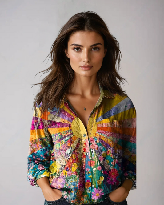 Tineke | Radiant Sunflower Blouse