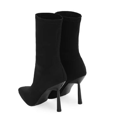 Sylvana | Nylon Stiletto Boot