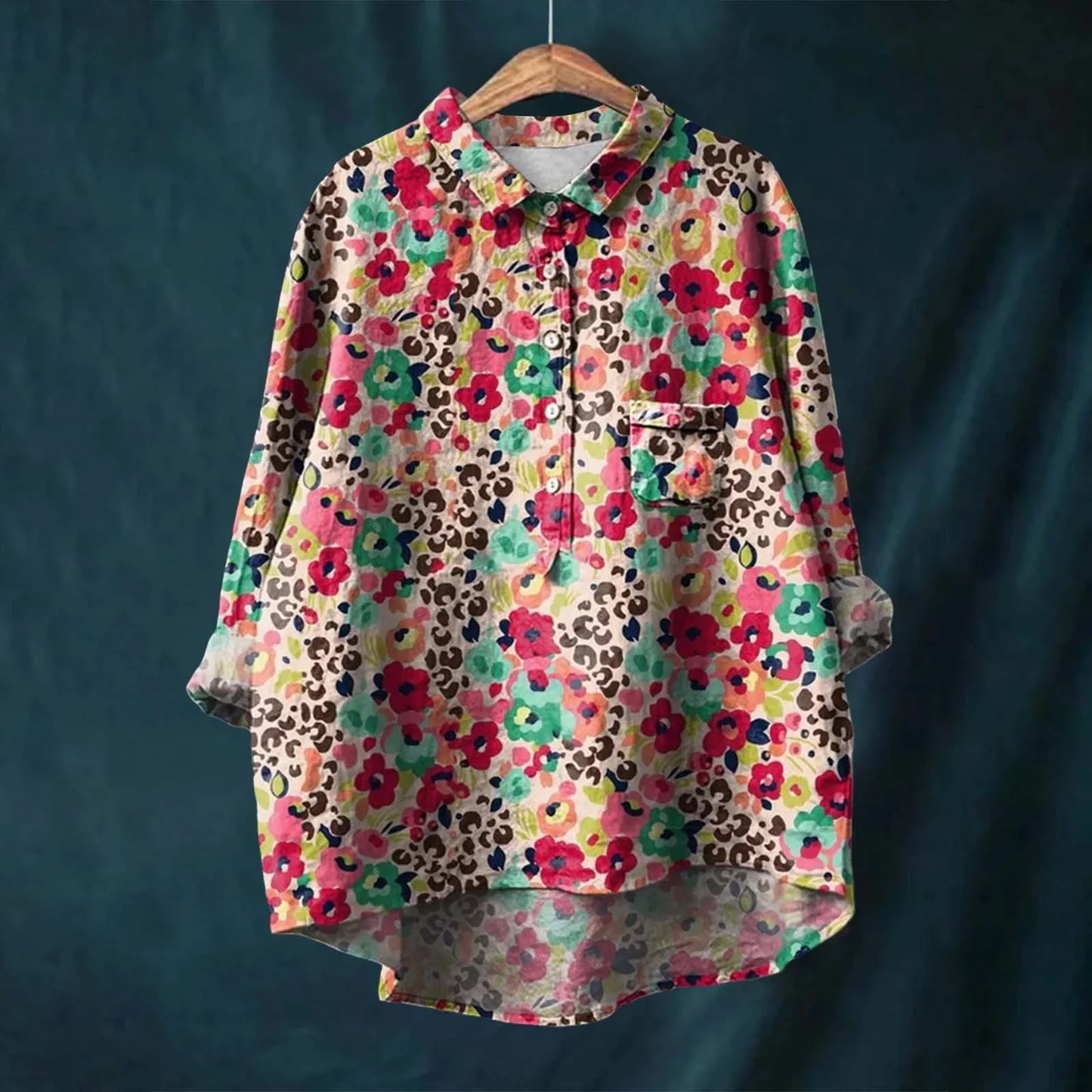 Natasha | Art Elegant Floral Shirt