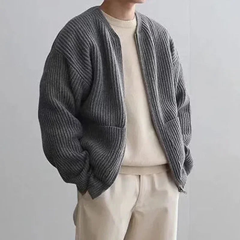 Logan | Open-Front Knit Cardigan