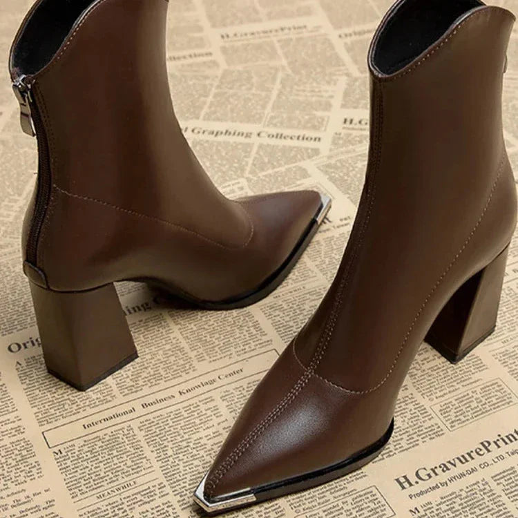 Anna | Chrome Tip Chelsea Boot