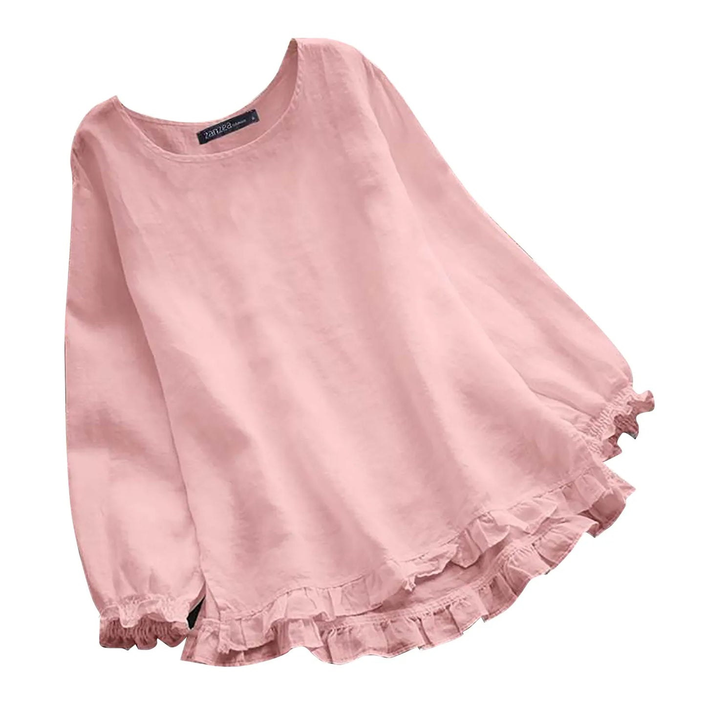 Amelia | Ruffled Hem Blouse