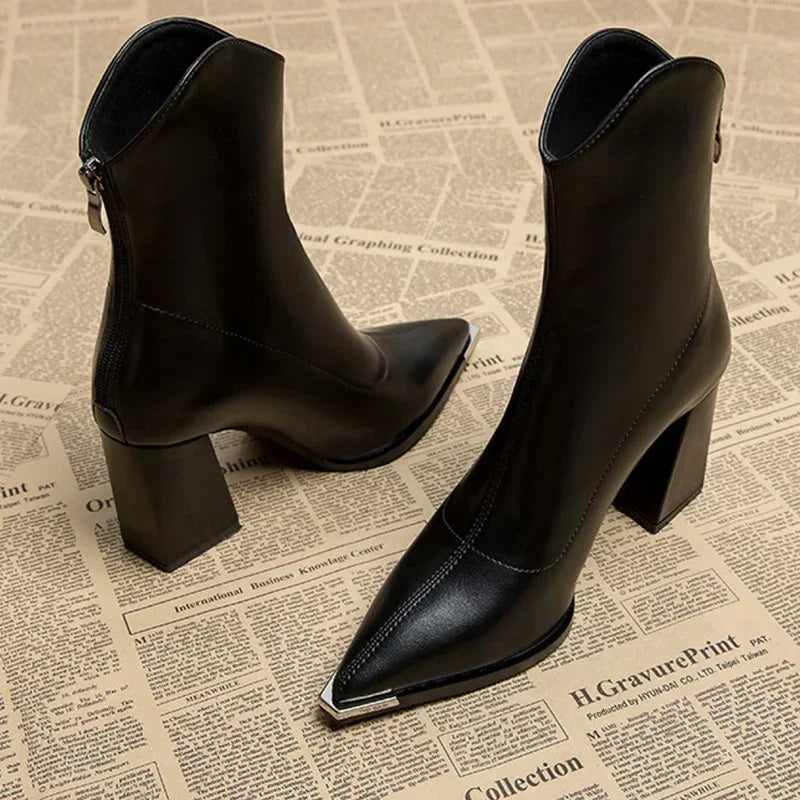 Anna | Chrome Tip Chelsea Boot