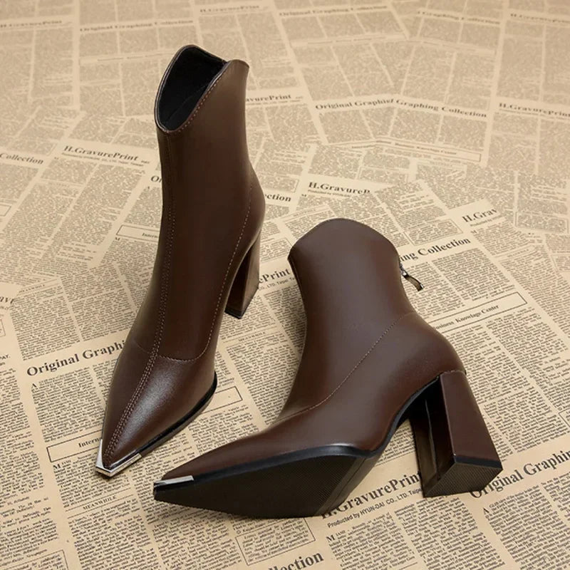 Anna | Chrome Tip Chelsea Boot