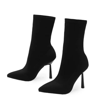 Sylvana | Nylon Stiletto Boot