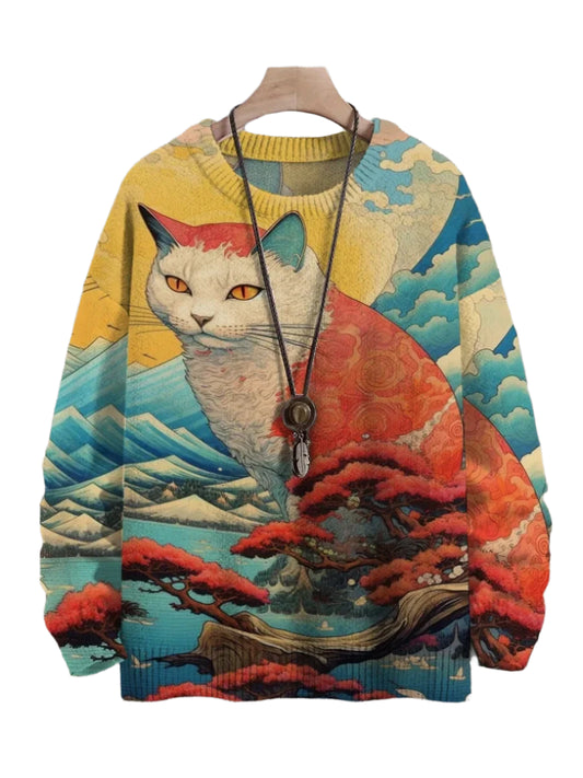 Unisex | Cat Mystic Neko Art Sweater