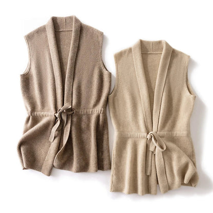 Freja | Soft Cozy Tie Vest