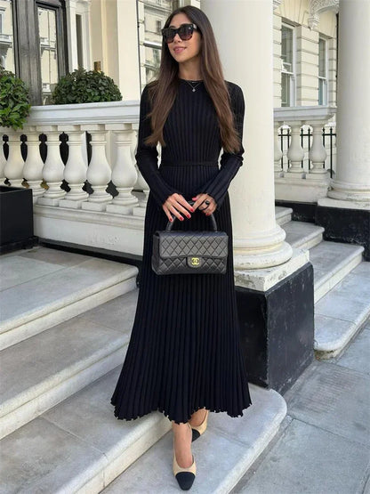 Roslyn | Cozy Knit Maxi Dress