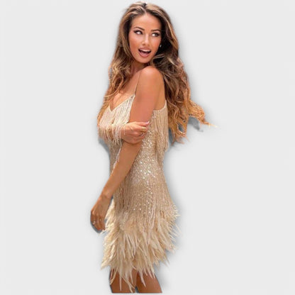 Samba™ Sequin Feather Dress