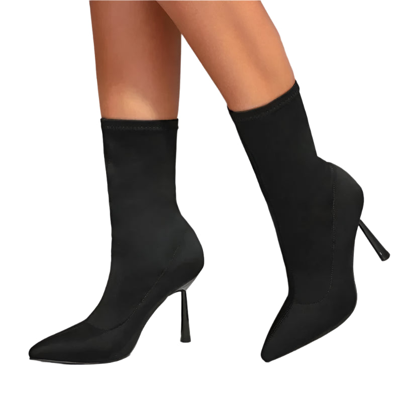 Sylvana | Nylon Stiletto Boot