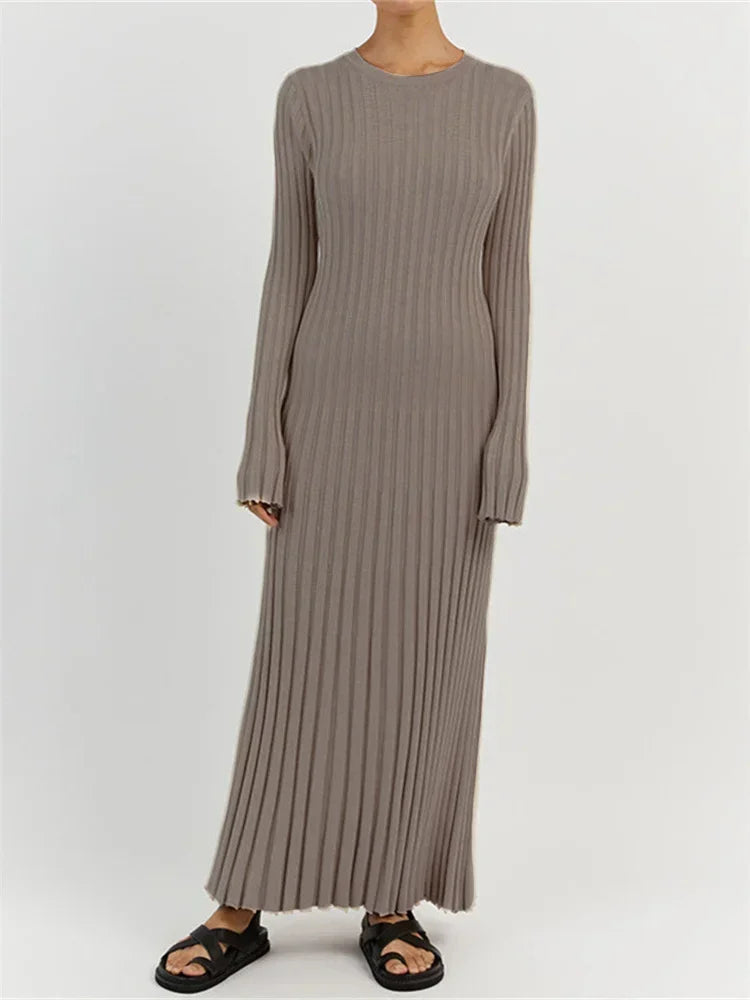 Roslyn | Cozy Knit Maxi Dress