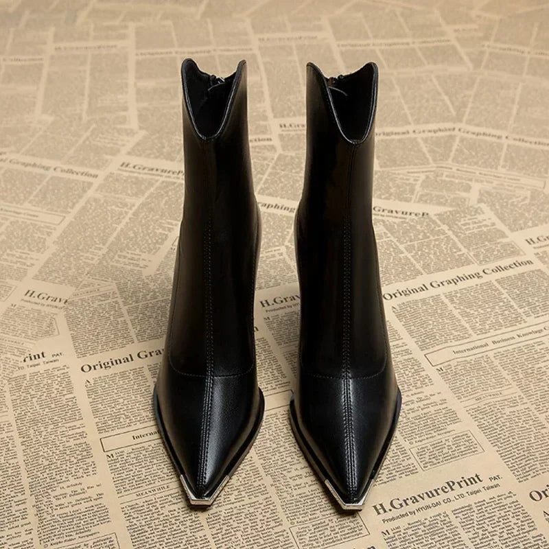 Anna | Chrome Tip Chelsea Boot