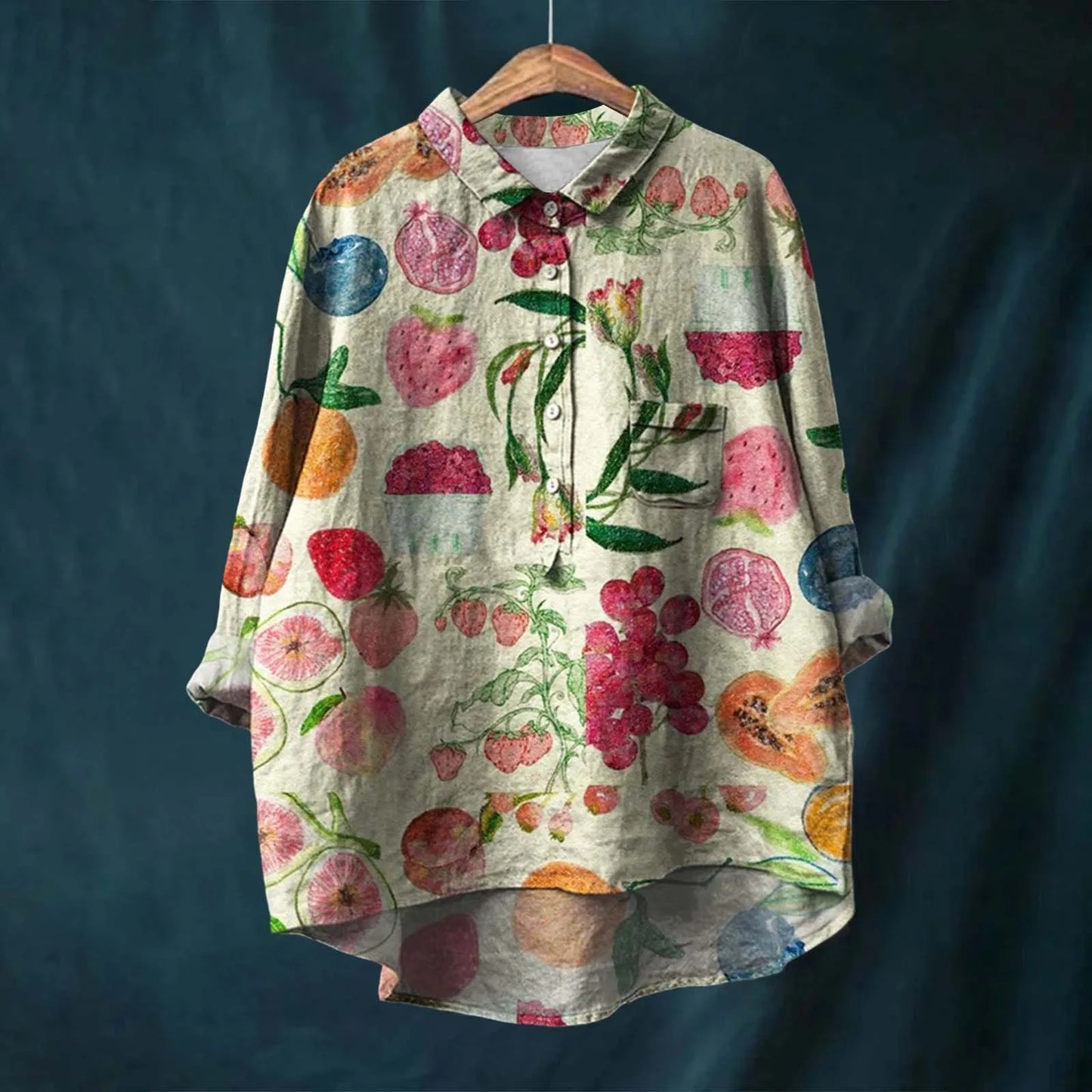 Natasha | Art Elegant Floral Shirt