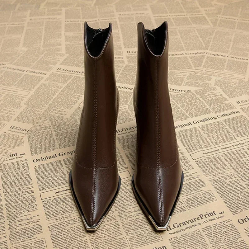 Anna | Chrome Tip Chelsea Boot