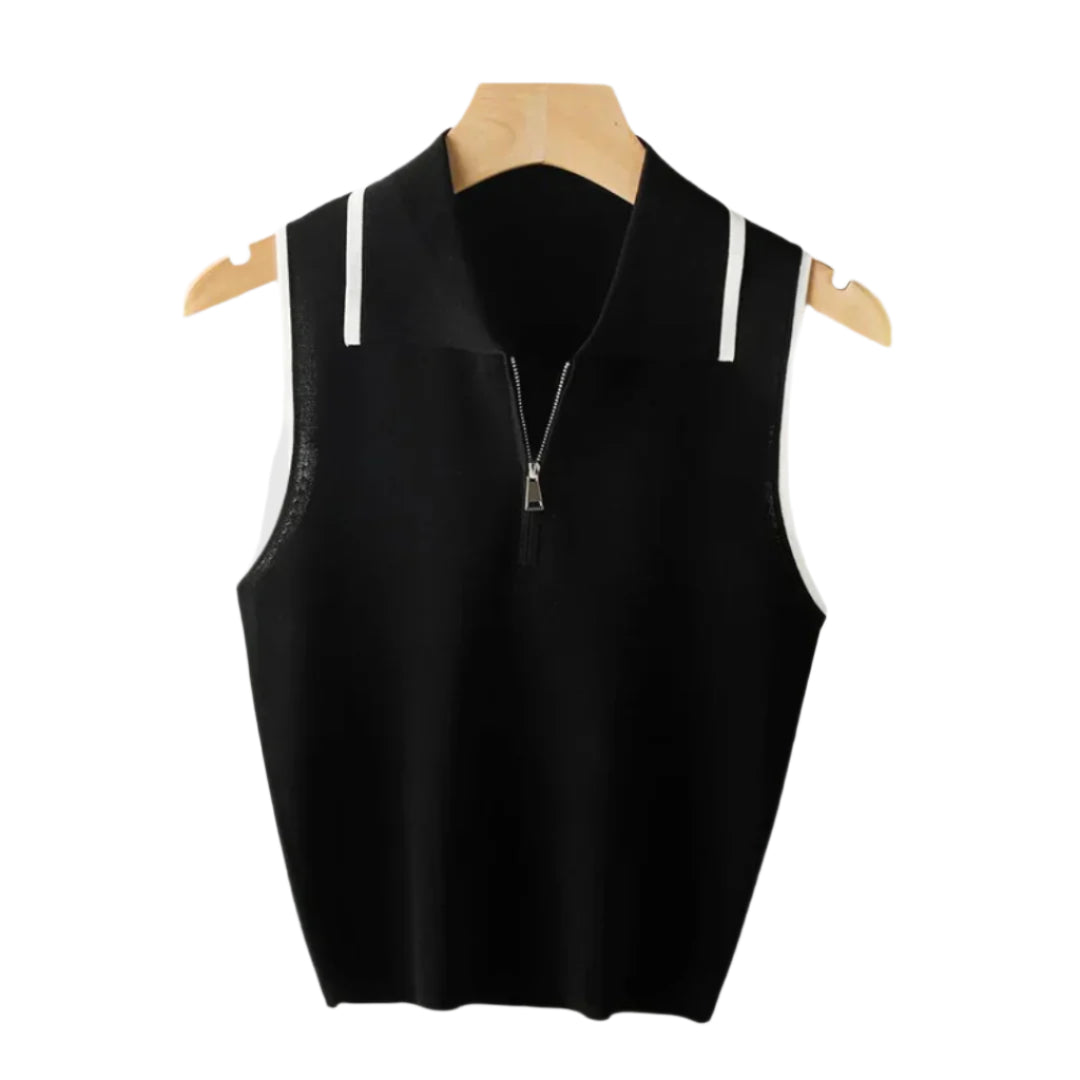 Evelyn | Grace Zippered Top