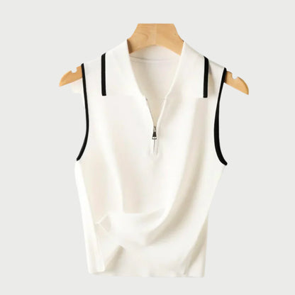 Evelyn | Grace Zippered Top