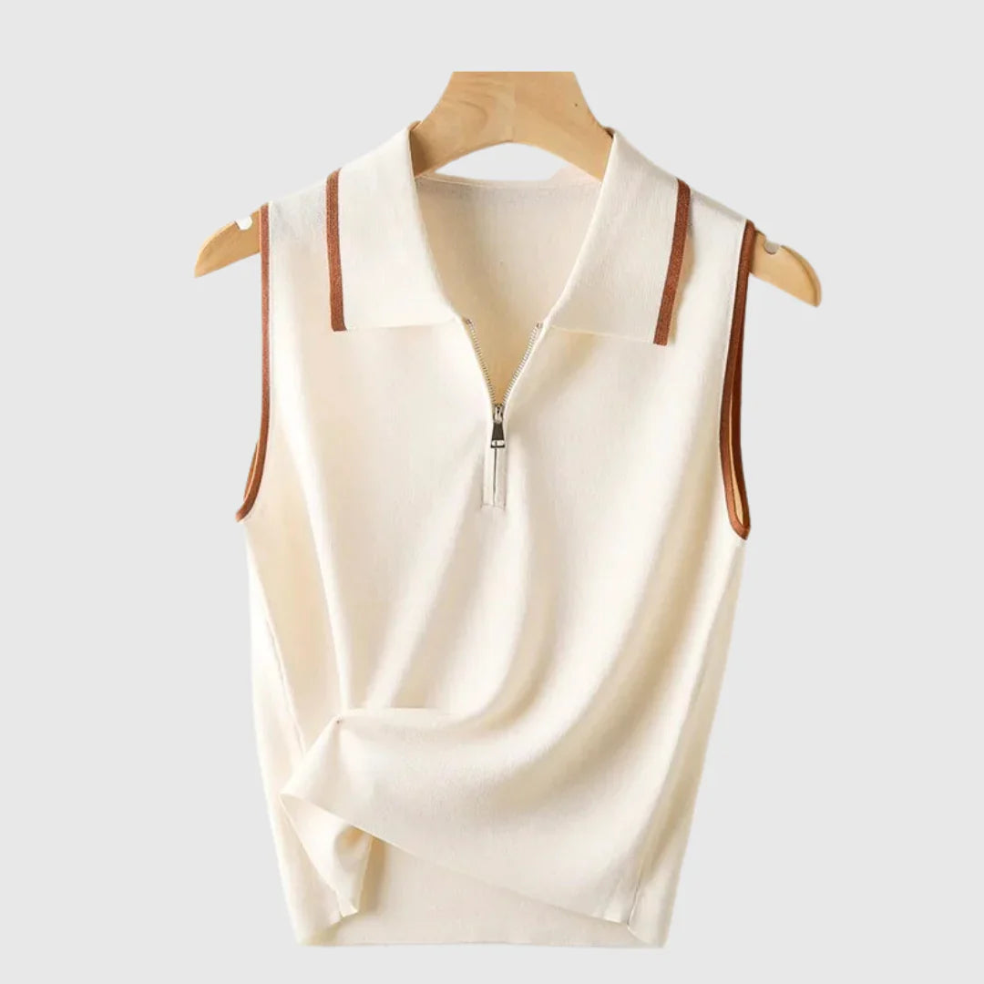 Evelyn | Grace Zippered Top