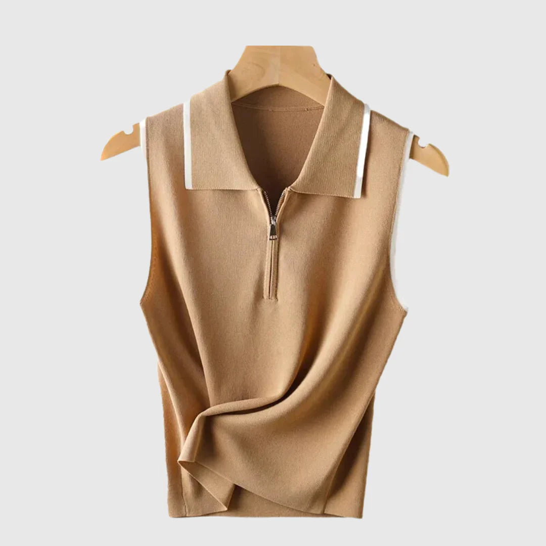 Evelyn | Grace Zippered Top