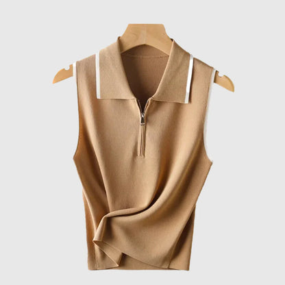 Evelyn | Grace Zippered Top