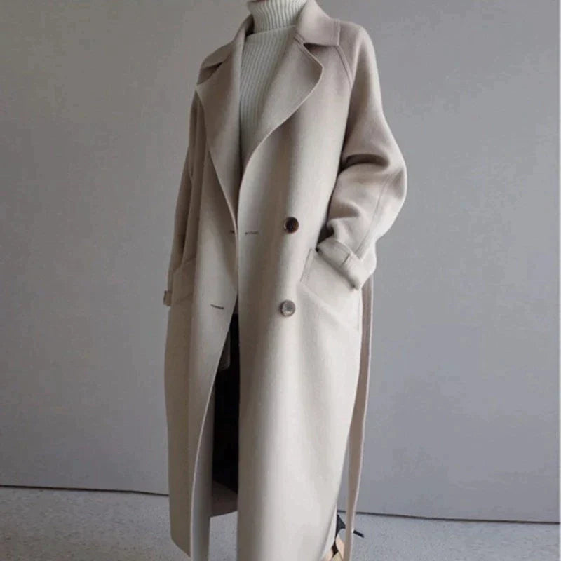 Sarah | Minimal Luxe Long Coat