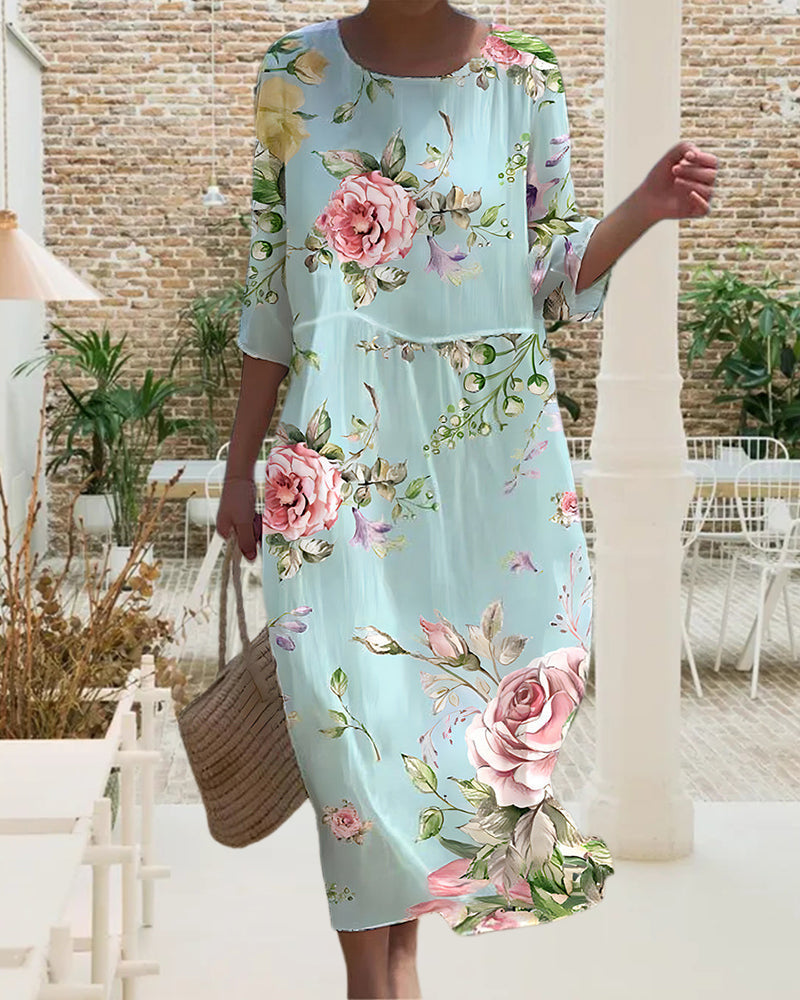 Eleanor | Elegant Floral Dress