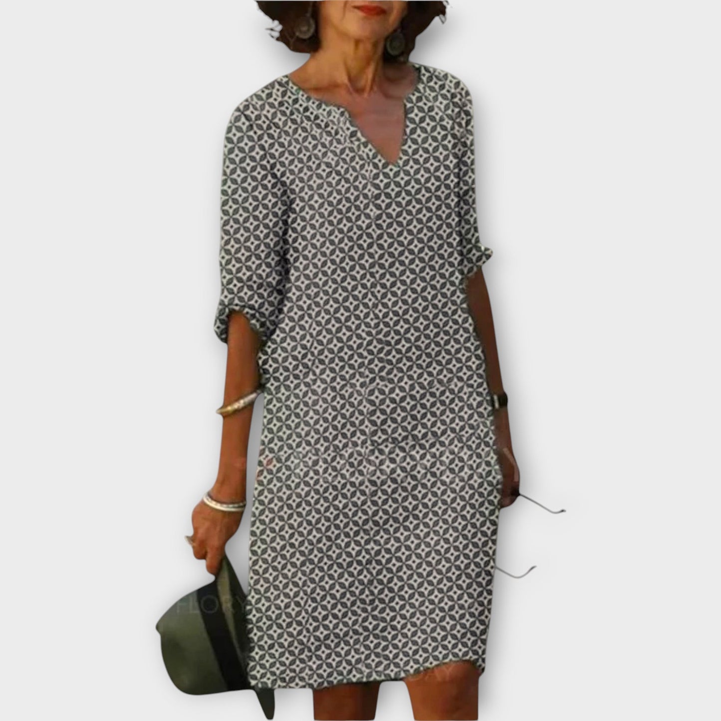 Mira™ Patterned Casual Dress