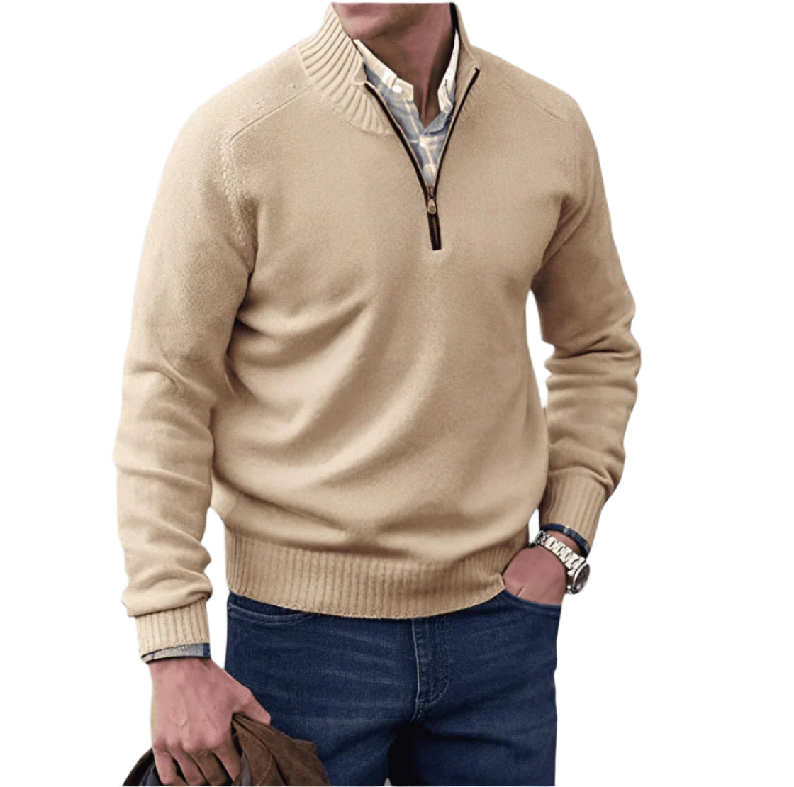 Joe | Refined Quarter-Zip Sweater