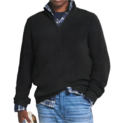 Simon | Heritage Quarter-Zip Sweater