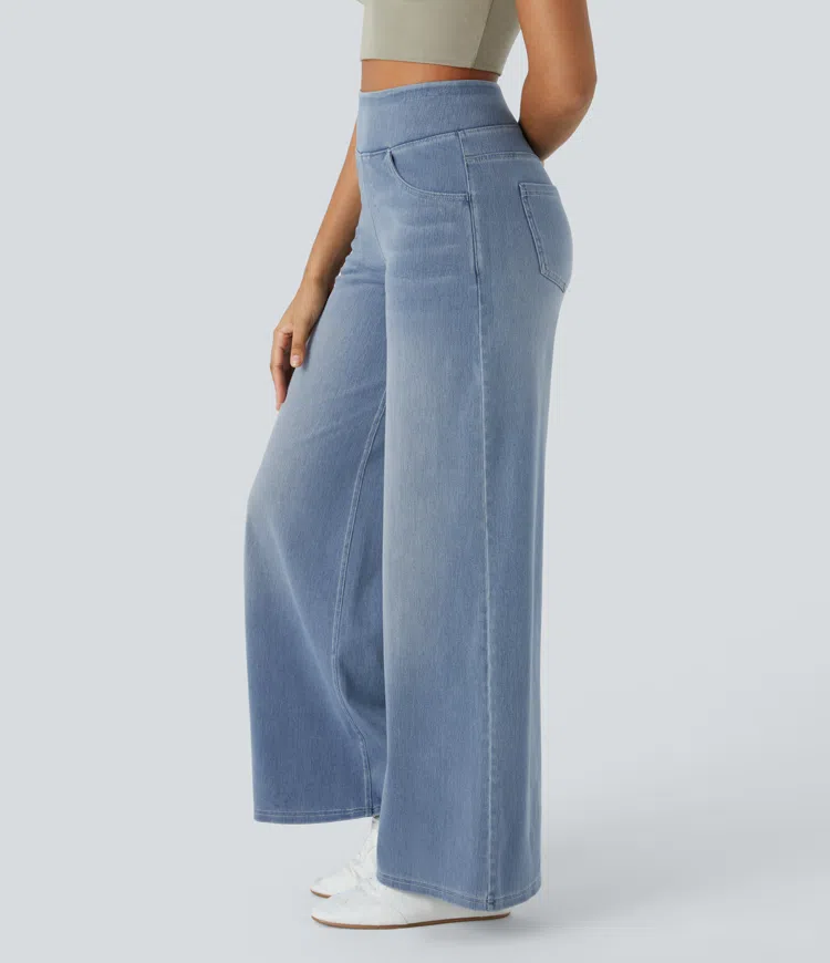 Hazel™ Stretch Palazzo Jeans