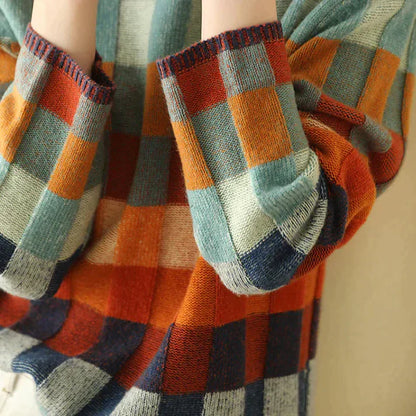 Romy | Checkered Sweater